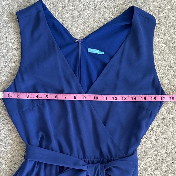 J. McLaughlin Blue Lavinia Tiered Maxi Dress Size 4 Wedding Resortwear Classic - Picture 14 of 14